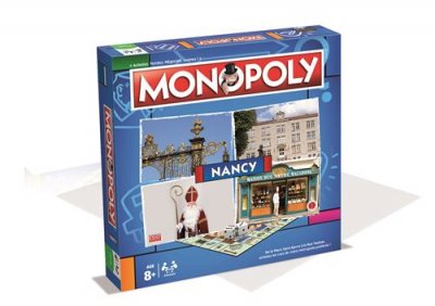 WINNING MOVES Jeu de soci&eacute;t&eacute; Monopoly Nancy 