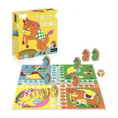 NATHAN Jeu de soci&eacute;t&eacute;  Les petits chevaux 