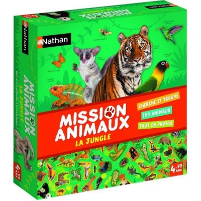 NATHAN Jeu de soci&eacute;t&eacute;  Mission Animaux Jungles 