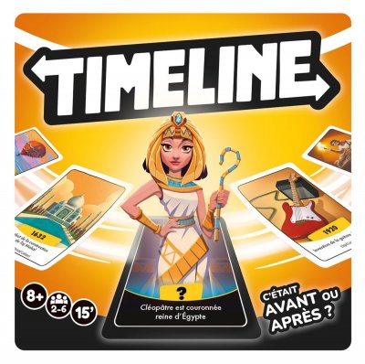 ASMODEE Jeu de soci&eacute;t&eacute; Timeline - Clutch Box FR -  Jeu de soci&eacute;t&eacute; - ZYGTIM0101FR 