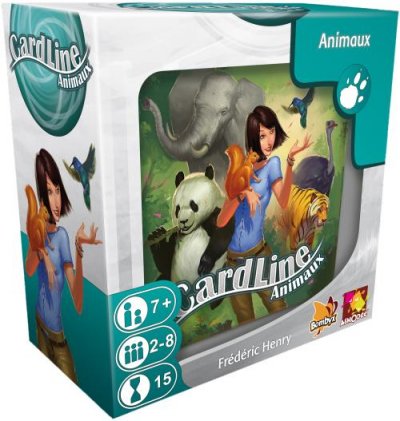 ASMODEE Jeu de strat&eacute;gie Asmod&eacute;e Cardline Animaux Nouvelle Version M&eacute;tal 