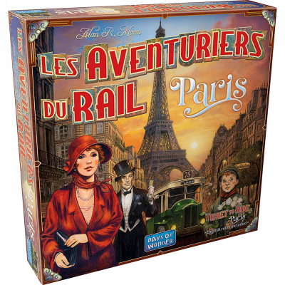 Jeu de strat&eacute;gie Asmodee Les Aventuriers du Rail Paris