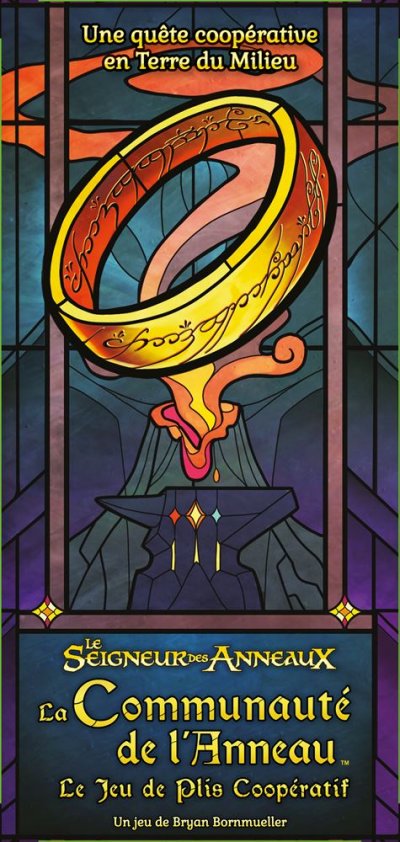 ASMODEE Jeu de strat&eacute;gie La Communaut&eacute; de l'Anneau Jeu de Plis Coop&eacute;ratif