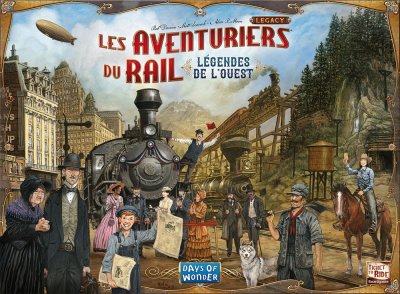 DAYS OF WONDER Jeu de strat&eacute;gie Les Aventuriers du Rail Legacy L&eacute;gendes de l'Ouest