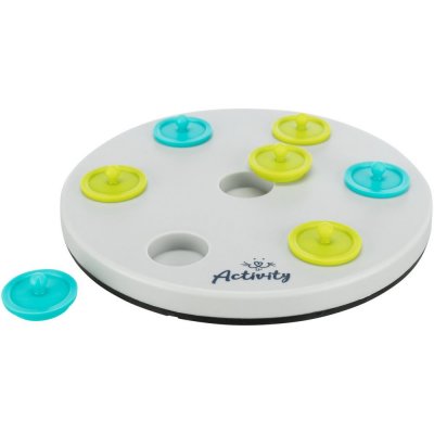 TRIXIE Jeu de strat&eacute;gie Snack Board &oslash; 20 cm pour rongeurs  Blanc