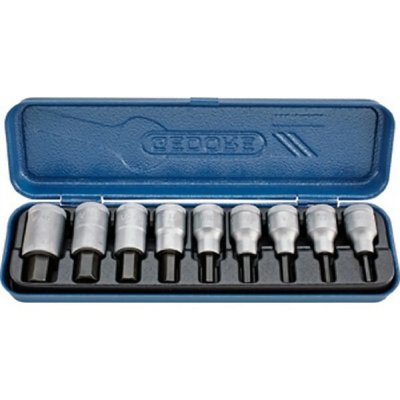 GEDORE Jeu De Tournevis 1/2" 9 Pi&egrave;ces Isk Inch