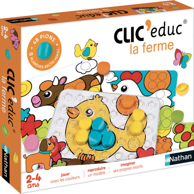 NATHAN Jeu &eacute;ducatif Clic&rsquo;educ la ferme 