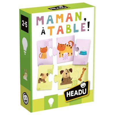 HEADU Jeu &eacute;ducatif  Maman &agrave; table 