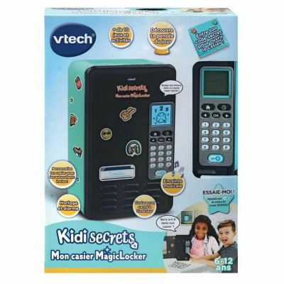 VTECH Jeu &eacute;lectronique KidiSecrets Mon casier MagicLocker Bleu et Noir