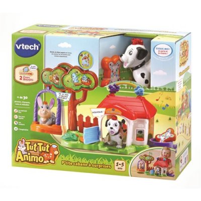 VTECH Jeu &eacute;lectronique  Tut tut animo p'tite cabane &agrave; surprises