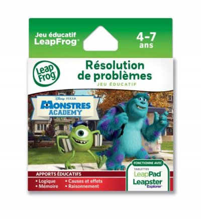 DISNEY Jeu LeapFrog Monstres Academy pour LeapPad / Leapster Explorer