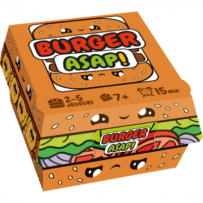 Jeu Mixlore Burger ASAP- - Jeu de soci&eacute;t&eacute;