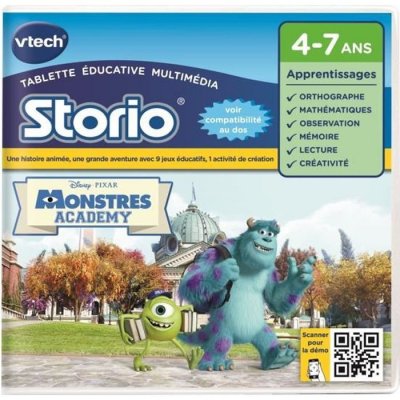 DISNEY Jeu pour console de jeux storio 2 : monstres academy