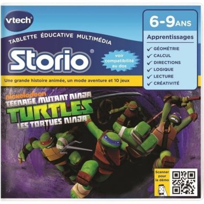VTECH Jeu Storio  Les Tortues Ninja