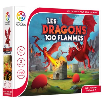 SMARTGAMES Jeu tactique  Les dragons 100 flammes