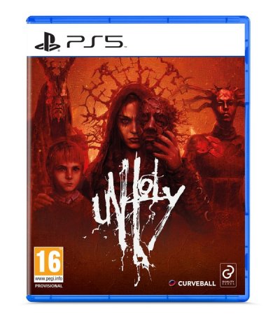 Jeu vid&eacute;o PlayStation 5 Microids Unholy &Eacute;dition bo&icirc;te Action/Horreur Bleu - Neuf