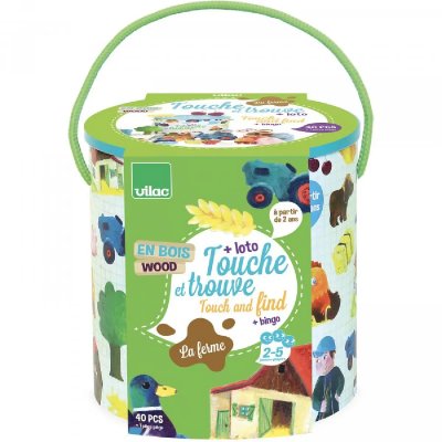 VILAC Jeu  Touche et Trouve La Ferme