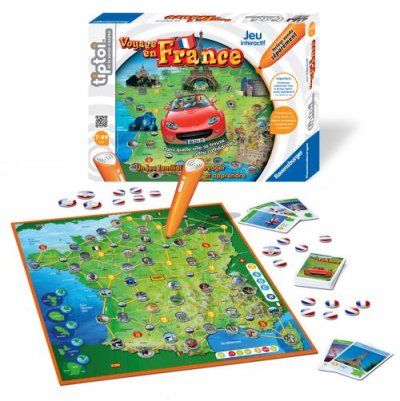 RAVENSBURGER Jeu Voyage en France Tiptoi 