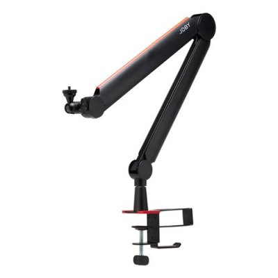 JOBY  Bras de Micro avec Porte-Boisson et Porte-Casque Wavo Boom Arm