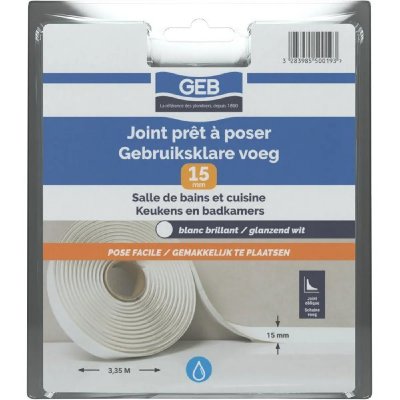 GEB Joint d'&eacute;tanch&eacute;it&eacute; pr&eacute;form&eacute;  - Longueur 3,35 m - Largeur 22 mm