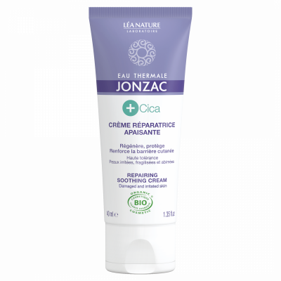 Jonzac CICA+ - Cr&egrave;me R&eacute;paratrice Apaisante - Peaux Irrit&eacute;es, 40ml