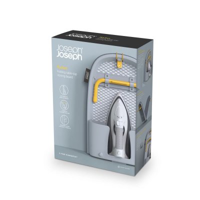 JOSEPH JOSEPH  - Glide Pocket Table de repassage de table, gris / jaune