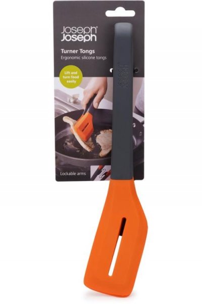 JOSEPH JOSEPH  Turner Pince Pince En Silicone Ergonomique, Gris/Orange