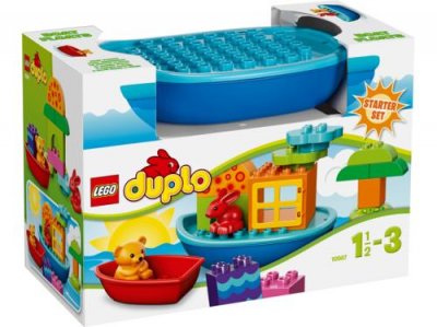Jouet de Bain Tout-Petits - LEGO - DUPLO 10567 - Bateaux color&eacute;s - 18 pi&egrave;ces - Fille et Gar&ccedil;on