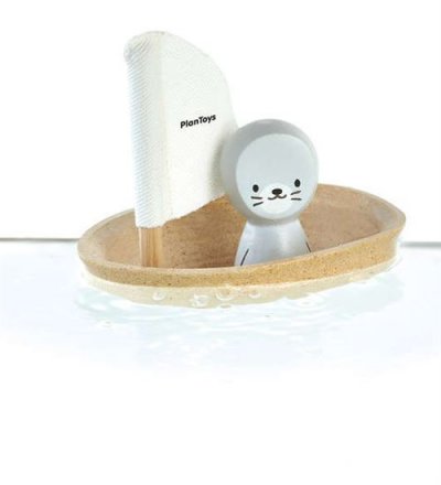 PLAN TOYS Jouet en bois  Bateau Phoque 