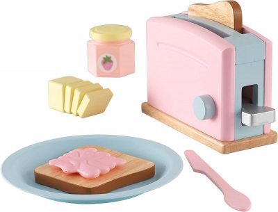 Jouet grille pain bois pastel kidkraft