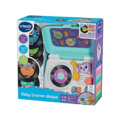 VTECH Jouet musical d'&eacute;veil  Baby Baby Tourne-disque