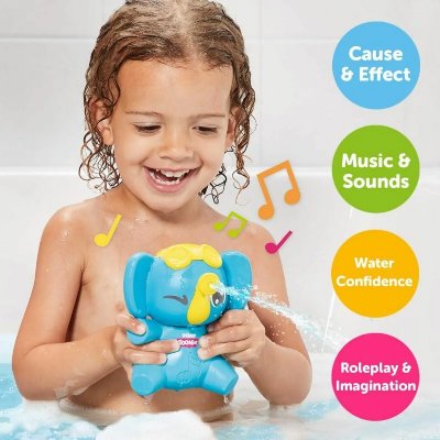 TOMY Jouet pour le bain  Mon &eacute;l&eacute;phant farceur