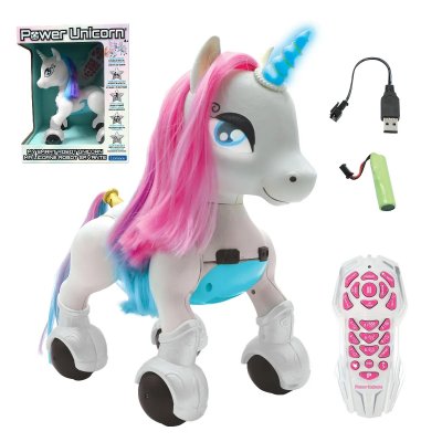 LEXIBOOK Jouet t&eacute;l&eacute;command&eacute; robot savante programmable  Power Unicorn
