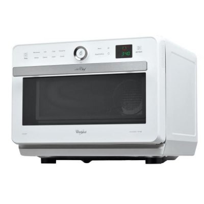 WHIRLPOOL JT469WH Microondes Jet Chef 33 L 6eme SENS Combi Crisp Vapeur Cavit&eacute; Plat