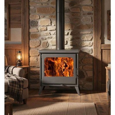 PANADERO Juan  - po&ecirc;le a bois eco design veneto 7,5 kw titanium