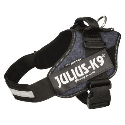 TRIXIE Julius-K9, 16IDC-FAR-1, Harnais IDC Power, Taille: 1, Jeans Denim