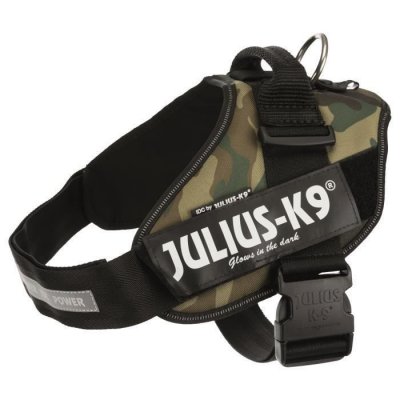 JULIUS K9 Julius-K9, Harnais IDC Power, Taille: 0, Camouflage Arm&eacute;e
