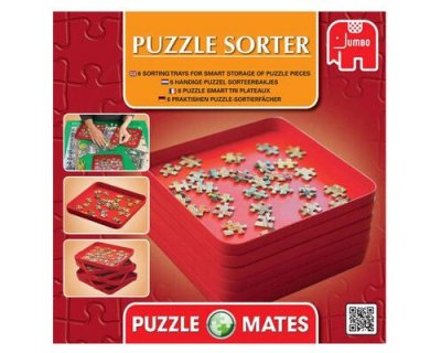  Jumbo - 17953 - Puzzle Mates Puzzle Sorter 6 Trays 20x20cm - Puzzle mates