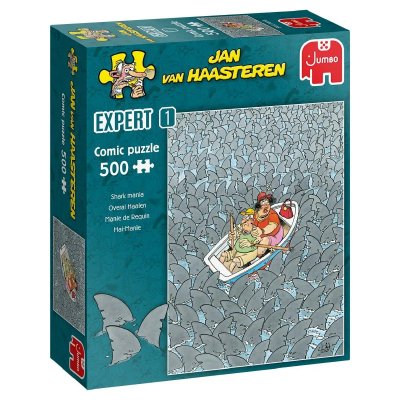JUMBO - Shark Mania (500 pi&egrave;ces) Puzzle, 20089, Multicolore