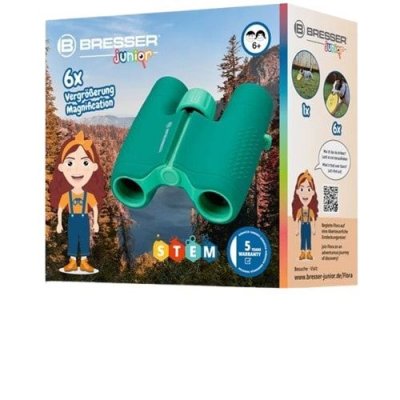 BRESSER Jumelles  Junior 6x21 pour enfants, vert