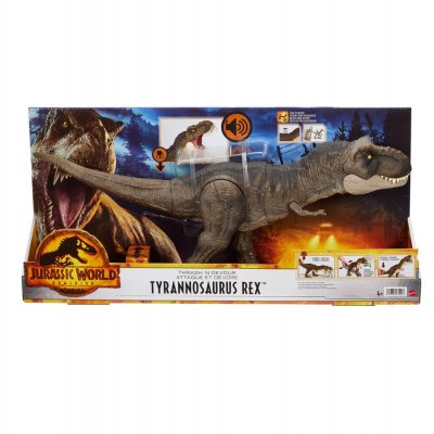 JURASSIC WORLD  - Thrash 'n Devour Tyrannosaurus Rex (Hdy55)