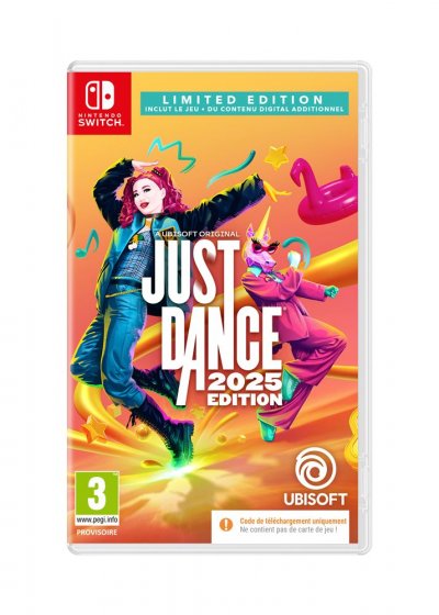 UBISOFT Just Dance 2025 Edition Limit&eacute;e Exclusive Fnac Code in a box Nintendo Switch 