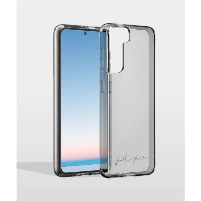 BIGBEN Just Green Coque Bio pour Samsung Galaxy S21 Transparente
