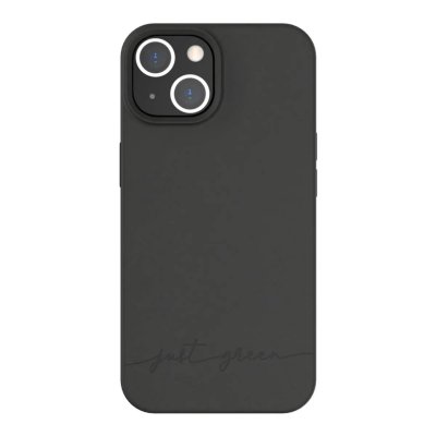 JUST GREEN  jgcovip14b - coque  bio ip14 black