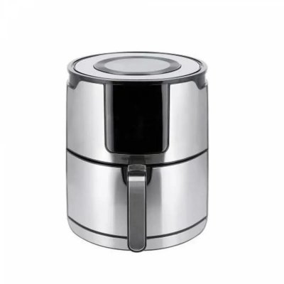 JUST PERFECTO Friteuse Sans Huile 4L - 1400W - Avec Plaque Grill - Acier