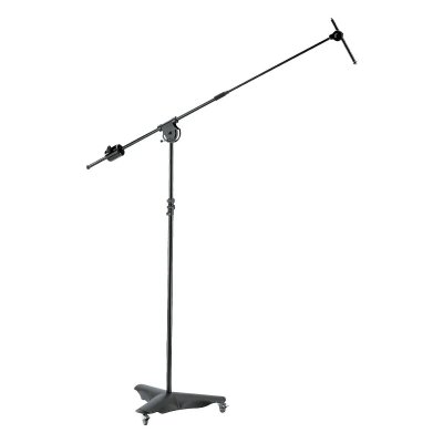 K&M K & M 21430 Pied perche de microphone overhead - noir