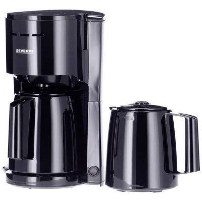SEVERIN Ka 9307 Cafeti&egrave;re noir Nombre de tasse=8 verseuse thermofuge - 