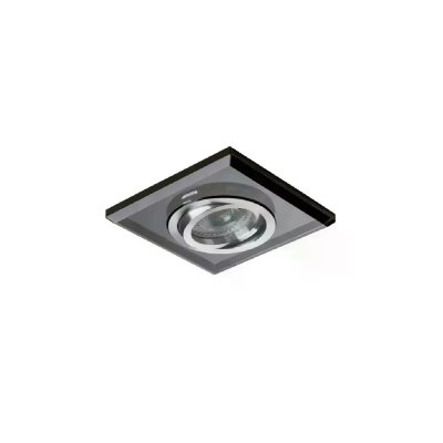 KANLUX  - Support Spot Encastrable Carr&eacute; Fin Orientable morta Noir