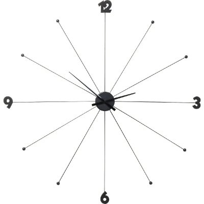 Karedesign Horloge Umbrella noire Kare Design