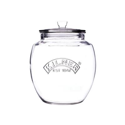 GENERIQUE Karis 0025.742 Universal Push Top Storage jar 2 Litre, Verre, Transparent,, 15, 6 x 19 cm